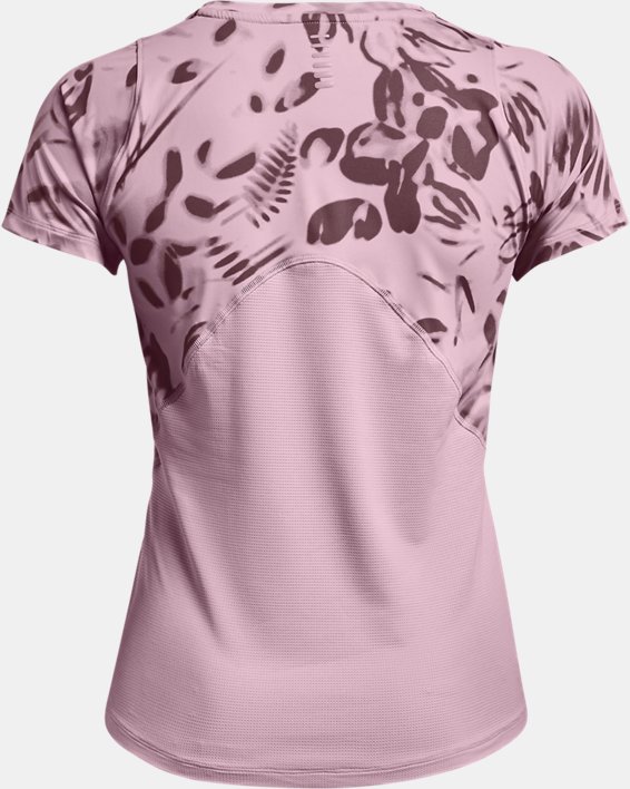Women's UA Iso-Chill 200 Print Short Sleeve, Pink, pdpMainDesktop image number 6